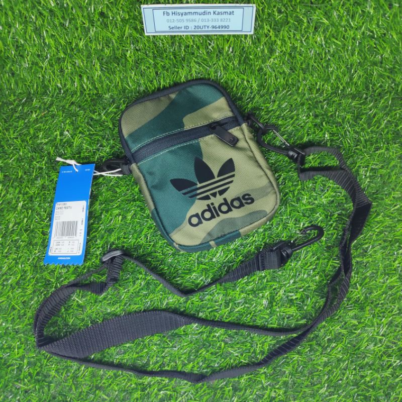 Original Dijamin Adidas Camo Festival Bag Sling Crossover Bag Shopee Malaysia