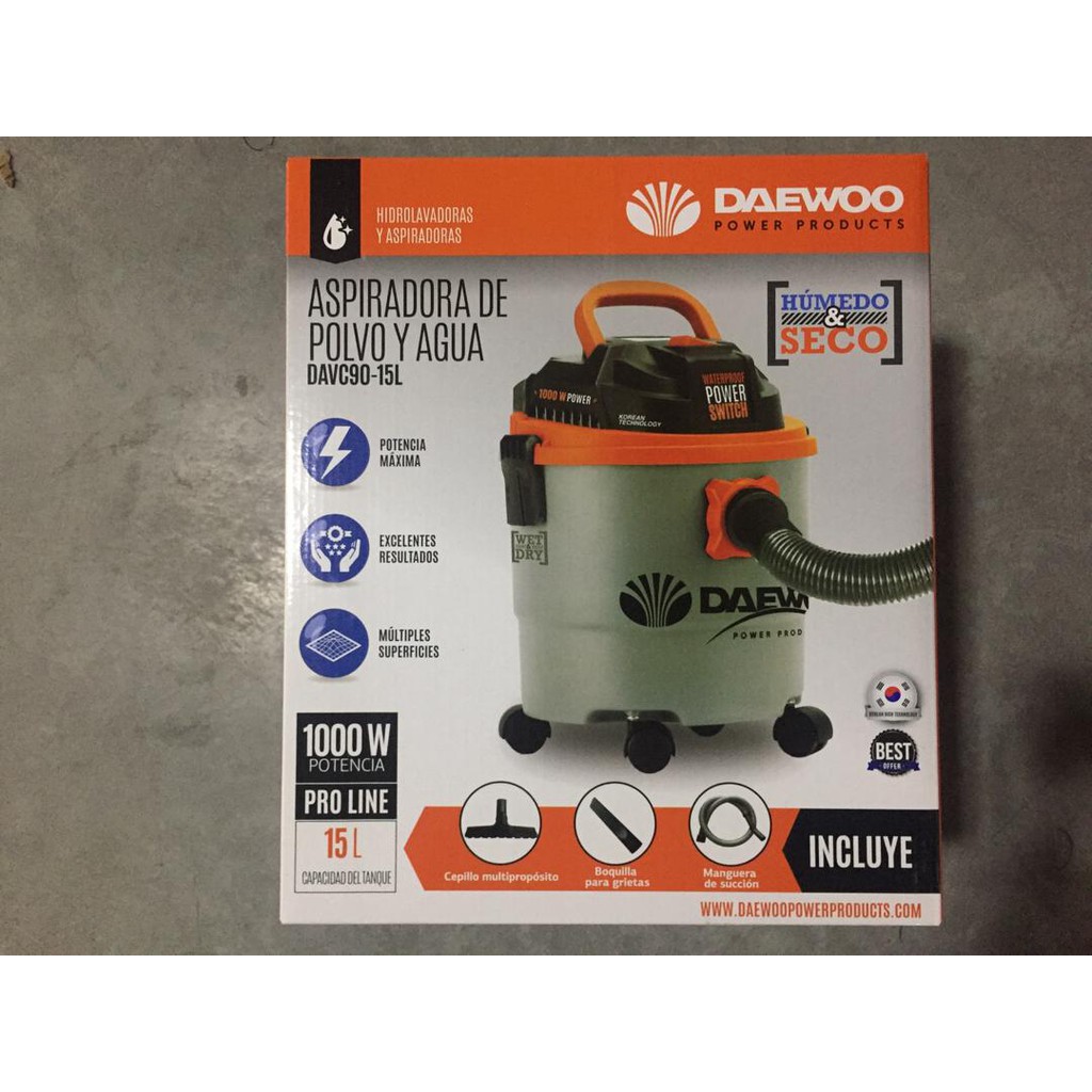 Aspiradora de Polvo y Agua BLACK+DECKER 1400W 15L BDWD15 