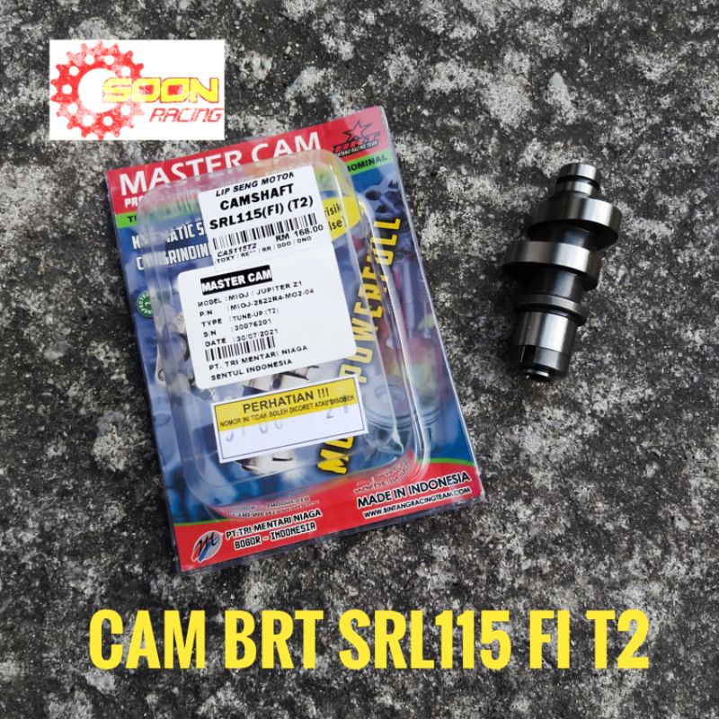 SRL115 FI BRT RACING CAM T2 R4 CAMSHAFT RACING T2 R4 YAMAHA SRL115 CARB ...