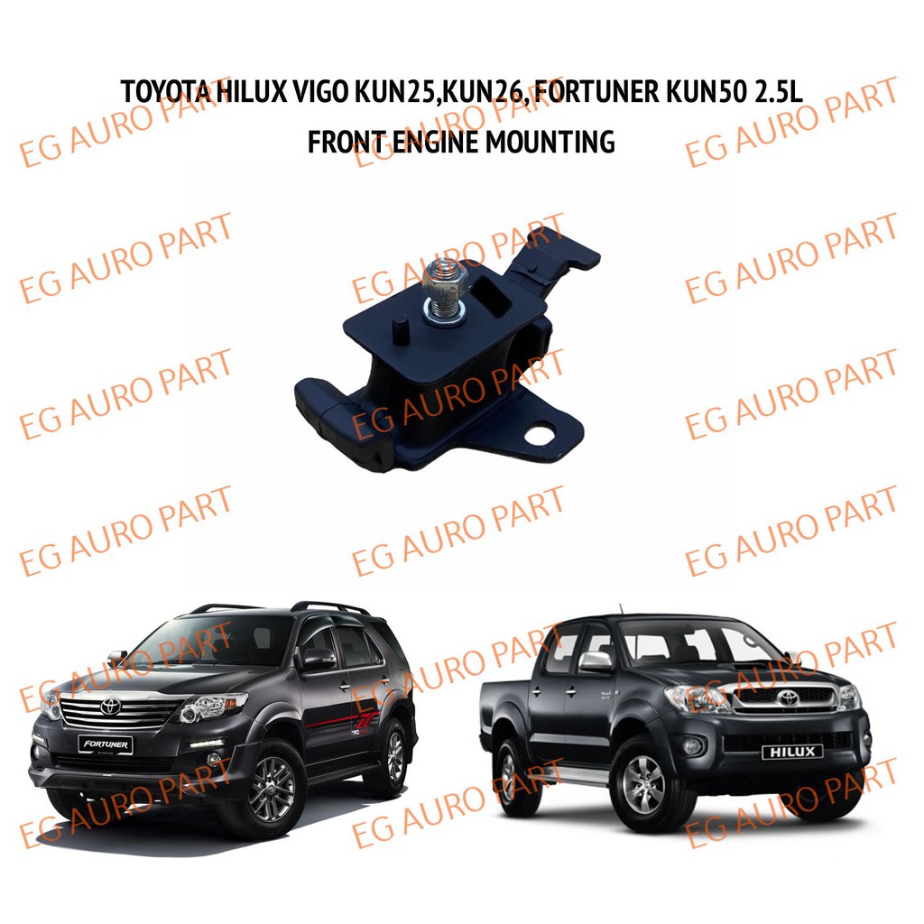 Premium Quality Front Engine Mounting Toyota Hilux Vigo Kun25kun26 Fortuner Kun50 25 8591