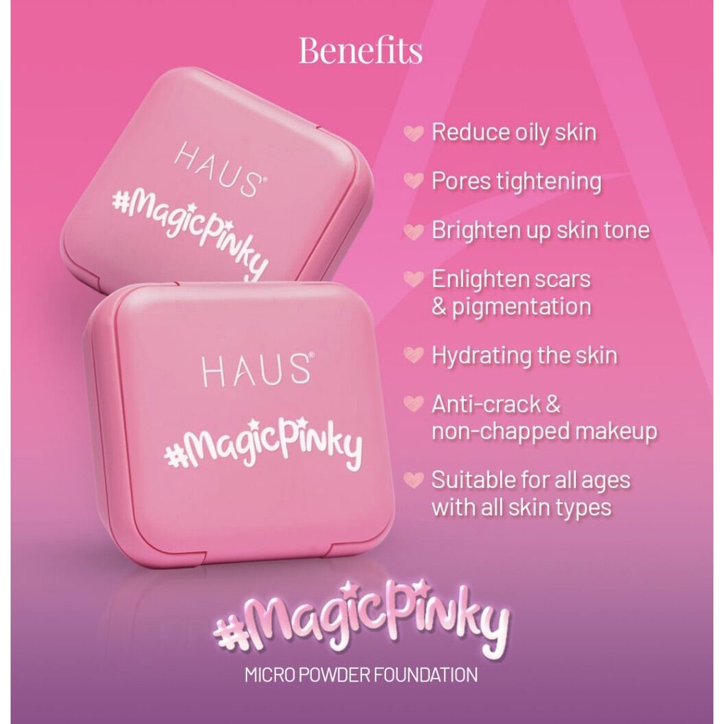 Kina x Haus Basic Micro Magic Powder/ Compact powder | Shopee Malaysia