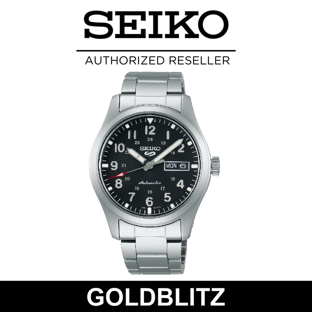 SEIKO 5 Sports Superman Automatic Stainless Steel Hardlex Glass Watch ...