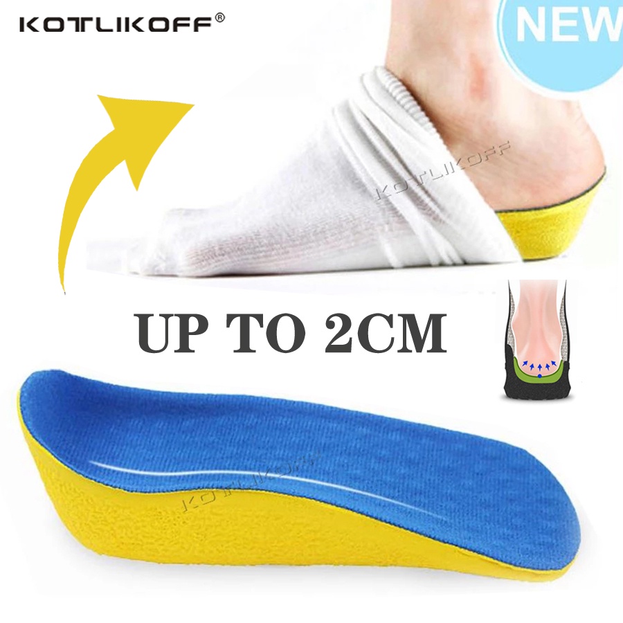 Height Increase Elevator Shoes Insole 2.0 cm Lift Taller In Sock Arch
