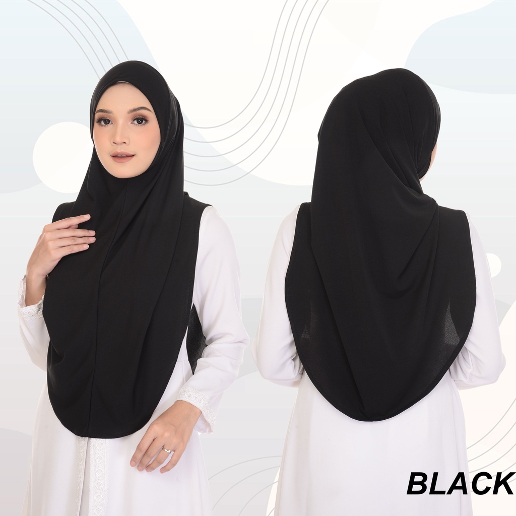 Tudung sarung XL-XXL LABUH | Awning Mosscrepe Berdagu | Kain Mosscrepe ...