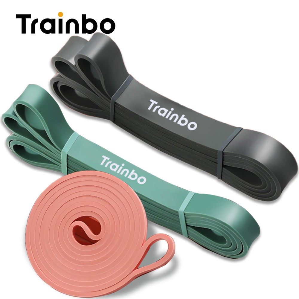 Trainbo Pull up Assist Band Latex Exercise Resistance Band Heavy Duty  Resistance Bands For Workout Body Stretching Powerlifting Resistance  Training