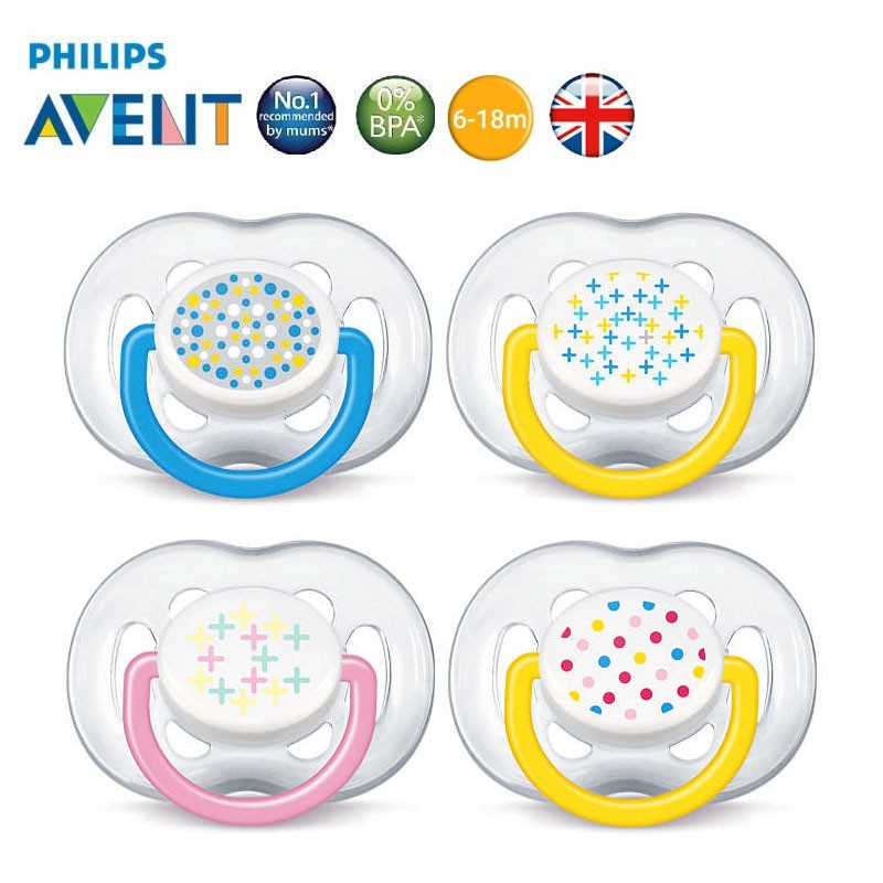 Philips AVENT Fashion Orthodontic Soother Pacifier 618m (2 pcs / pack