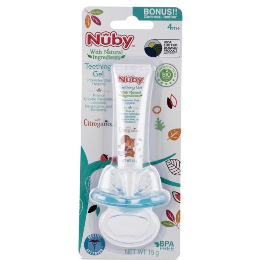 Nuby clove 2024 teething gel