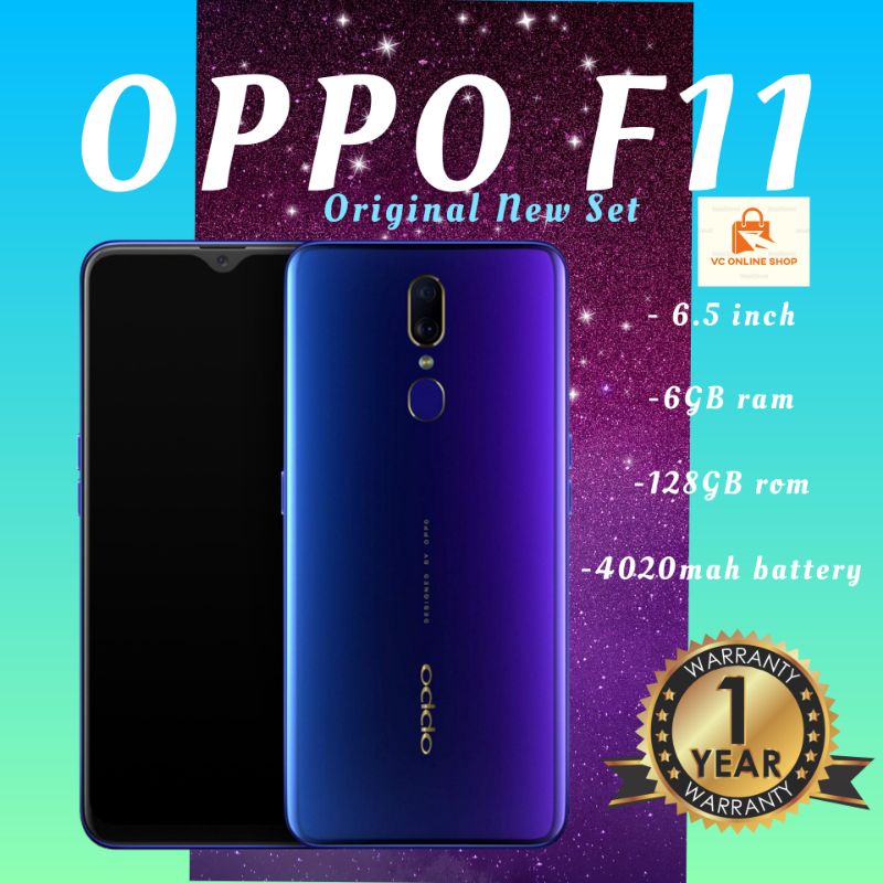 OPPO F11 6.3 inch' (6GB Ram + 128GB Rom) New With 1 Year Warranty ...