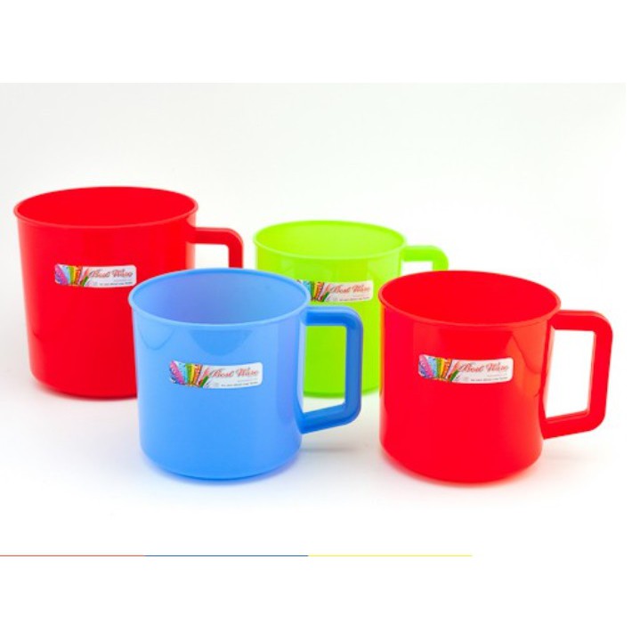 Bestware Plastic Cup Mugplastic Mouthwash Cupbekas Air Bungkuskole Plastik Besarkole Teh 2197