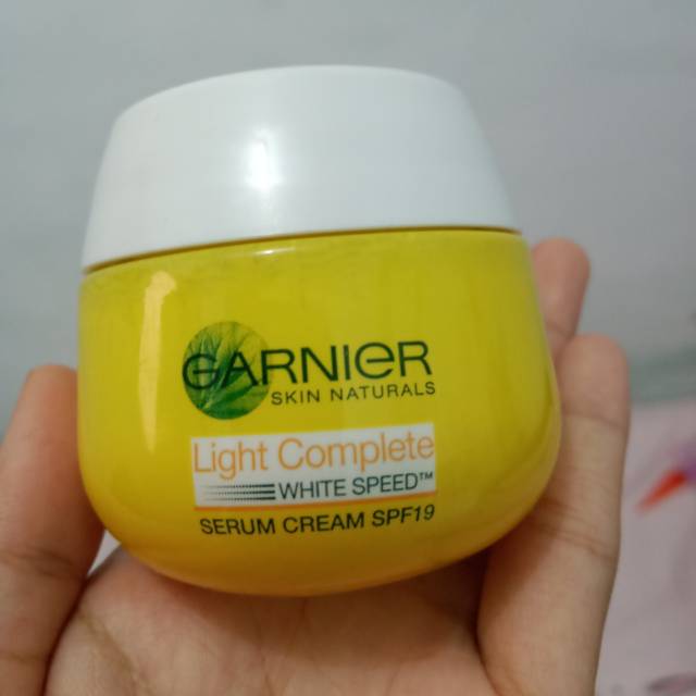 Preloved Garnier Light Complete White Speed Serum Cream Spf19 50ml Shopee Malaysia 0513