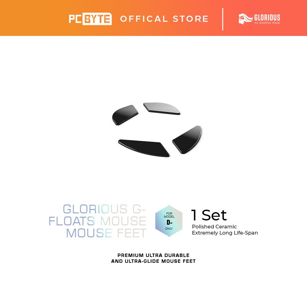 Glorious G-Floats Ceramic Mouse Feet - Model D- | Shopee Malaysia