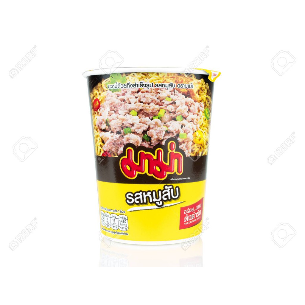 Mama - Instant Noodles Minced Pork Flavour 60g