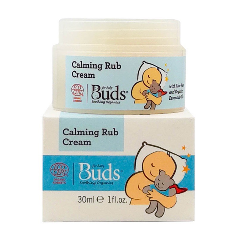 Buds: Soothing Organics Calming Rub Cream 30ml (Calming Tummy Rub Cream ...