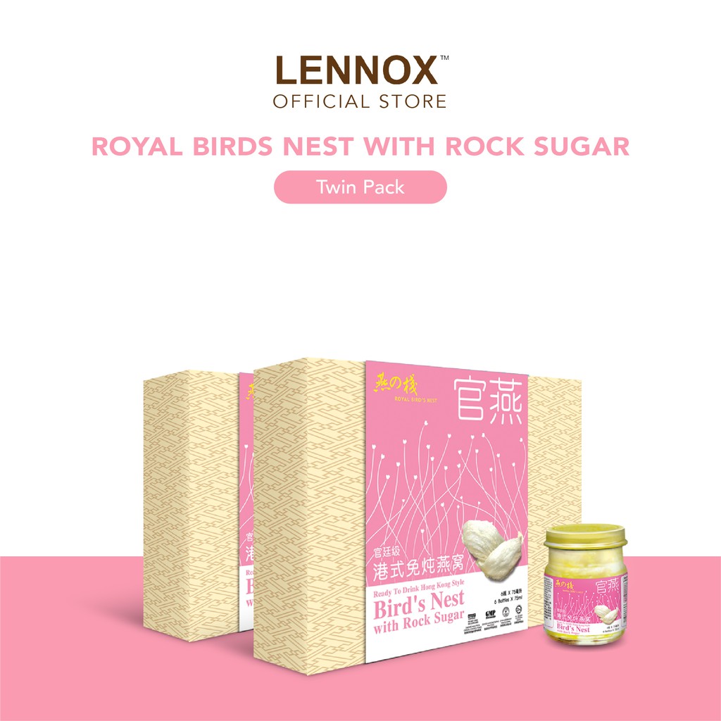 Royal Bird's Nest with Rock Sugar (6 Bottles x 2) [Twin Pack] Shopee