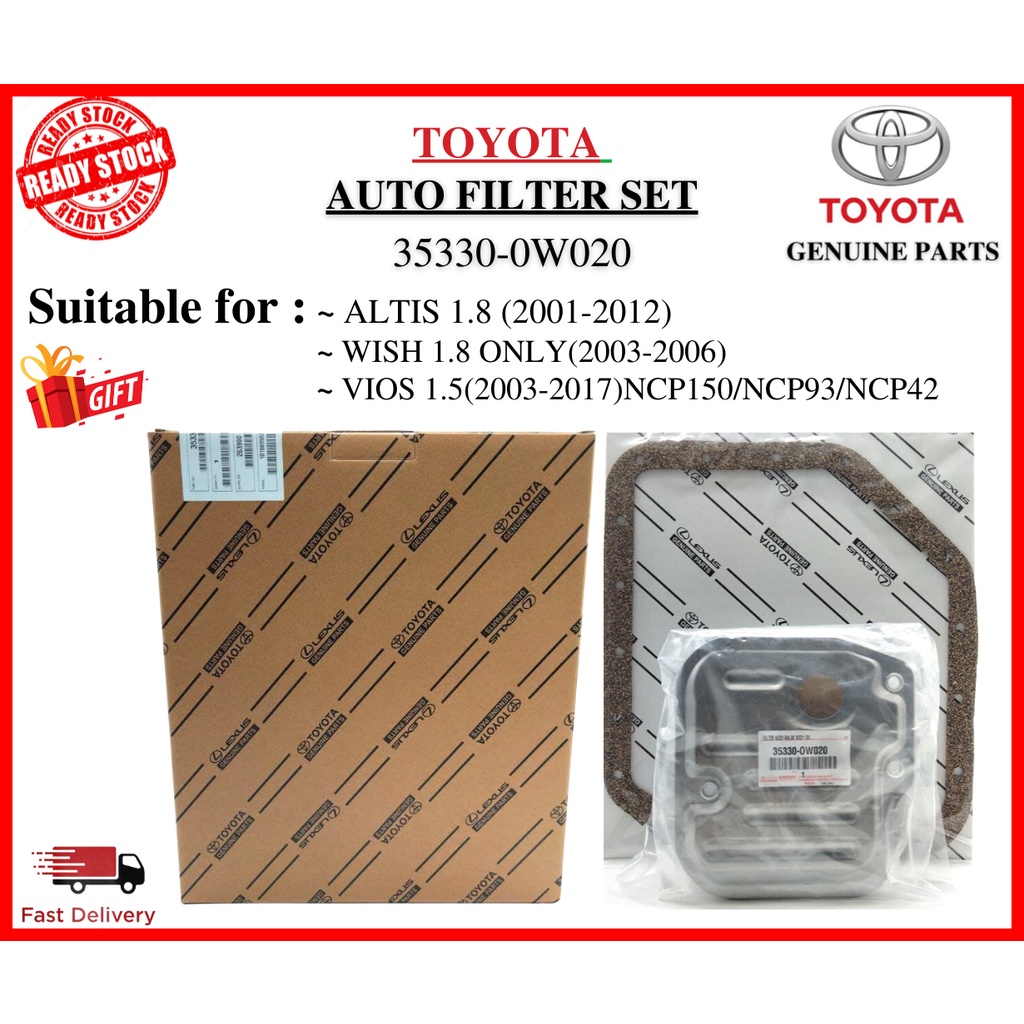 ATF Auto Transmission Filter Set Toyota Vios NCP42 NCP93 NCP150 / Yaris