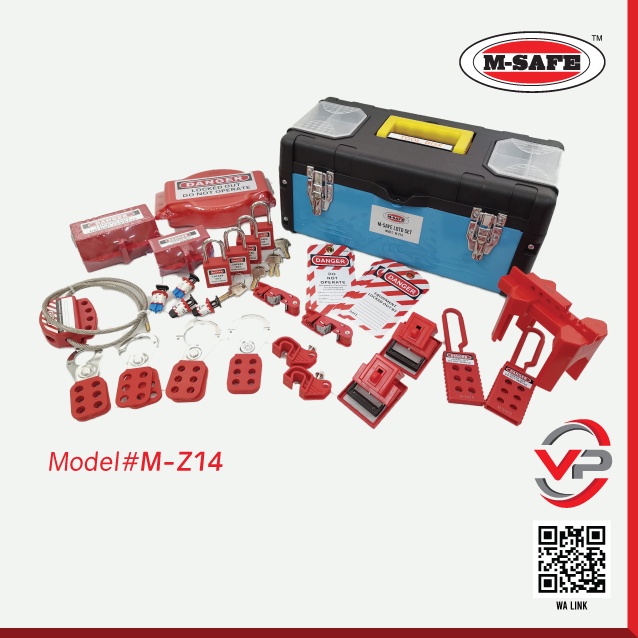 M-SAFE SAFETY LOCKOUT COMBINATION KIT / LOTO COMBINATION SET / LOCKOUT ...