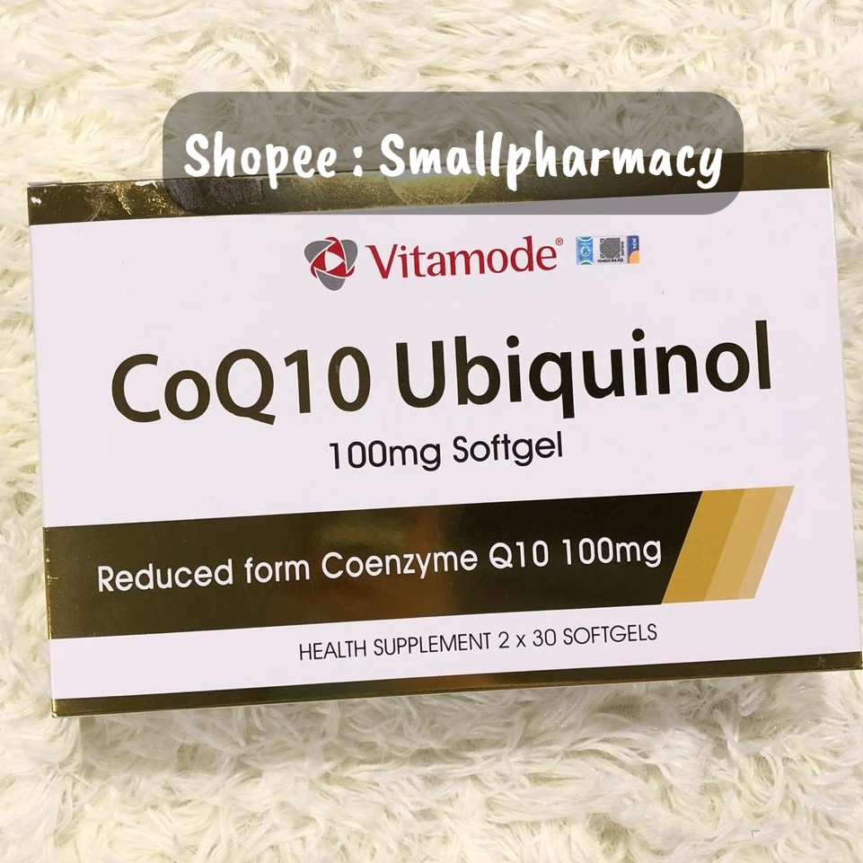 VITAMODE COQ10 UBIQUINOL 100MG 2 * 30S ( 60 softgels ) 403373 Shopee
