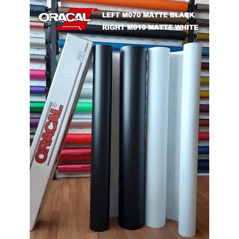 ORACAL 651 Matte White M010 Matte Black M070 Vinyl Sticker / Cutting ...