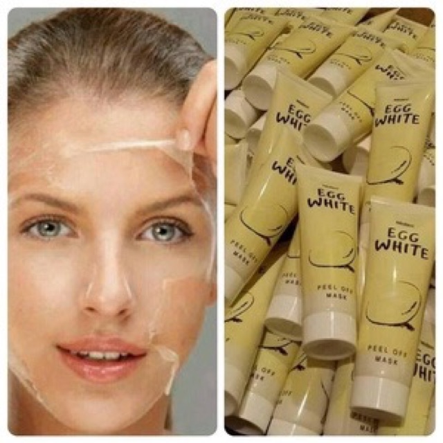 Egg White Peel Of Mask / Egg White Mask / Egg White Mask / Egg White