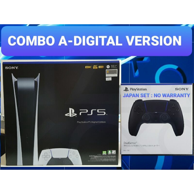 [PS5 MALAYSIA SET]DIGITAL VERSION 865GB + DUALSENSE JAPAN SET Shopee