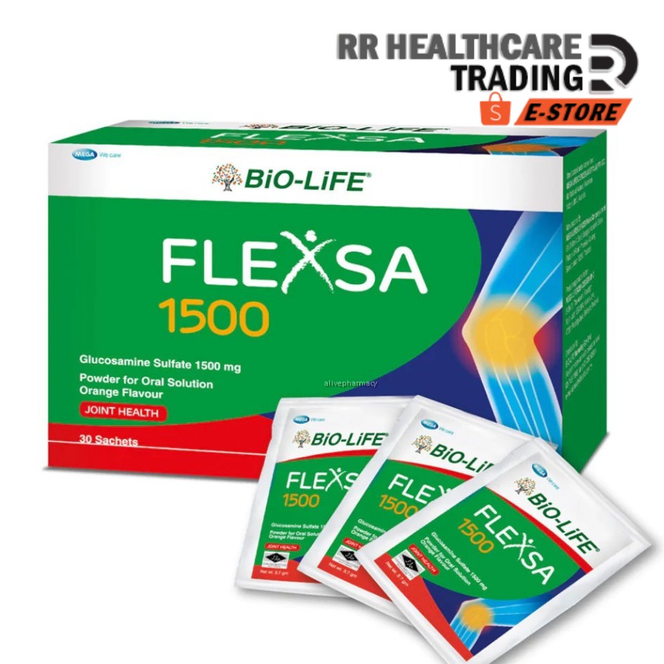 Bio-Life Flexsa 1500 - 30's (1500mg Crystalline Glucosamine Sulfate For ...