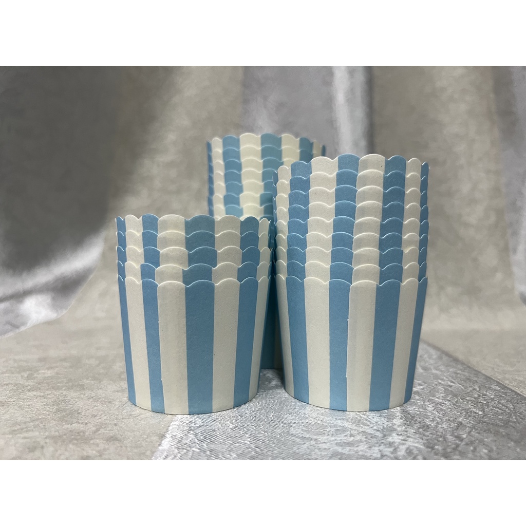 50+- pcs/Roll Colorful Small Paper Cup for Muffin Cup Bekas Kek CupCake ...