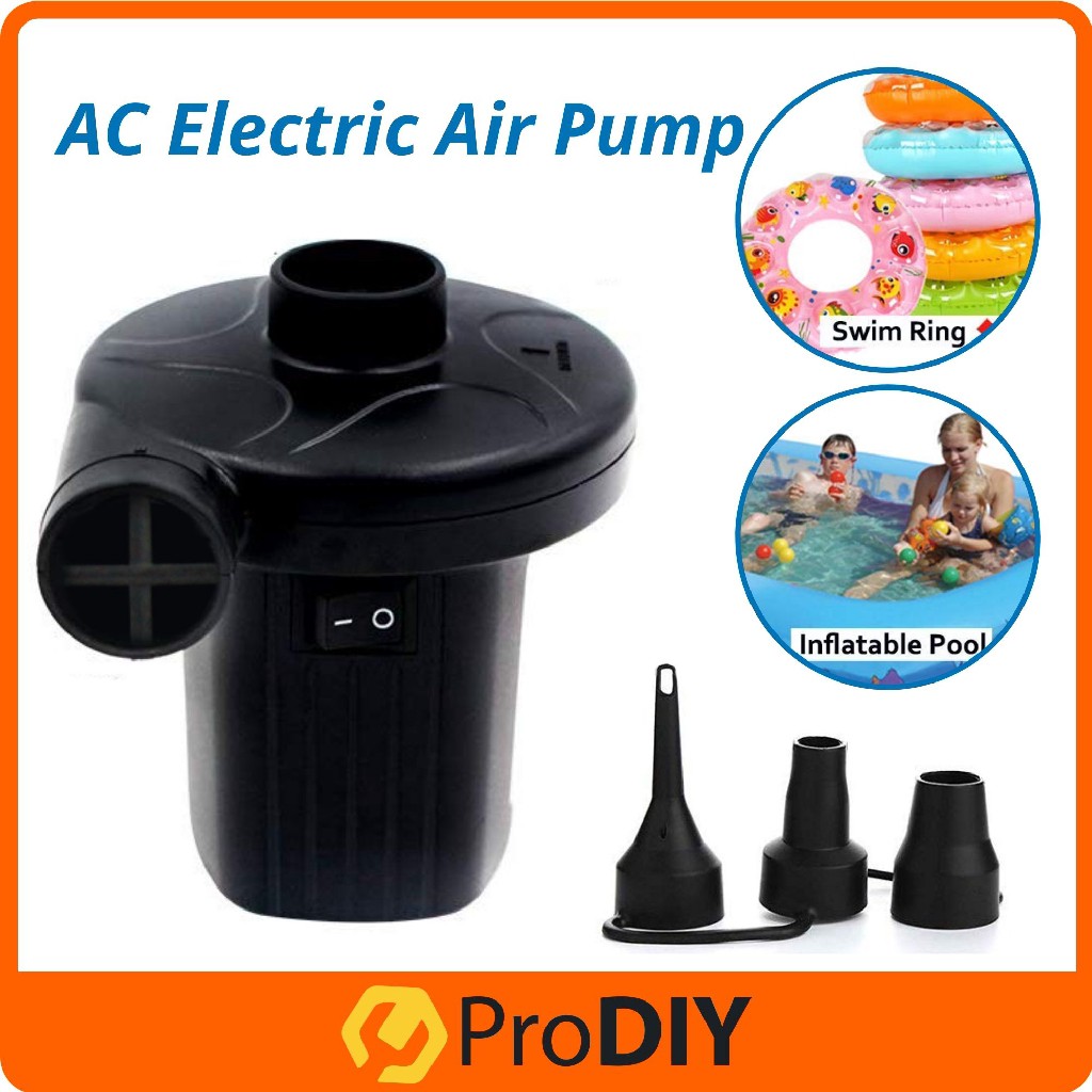 Electric air pump for best sale pool floats