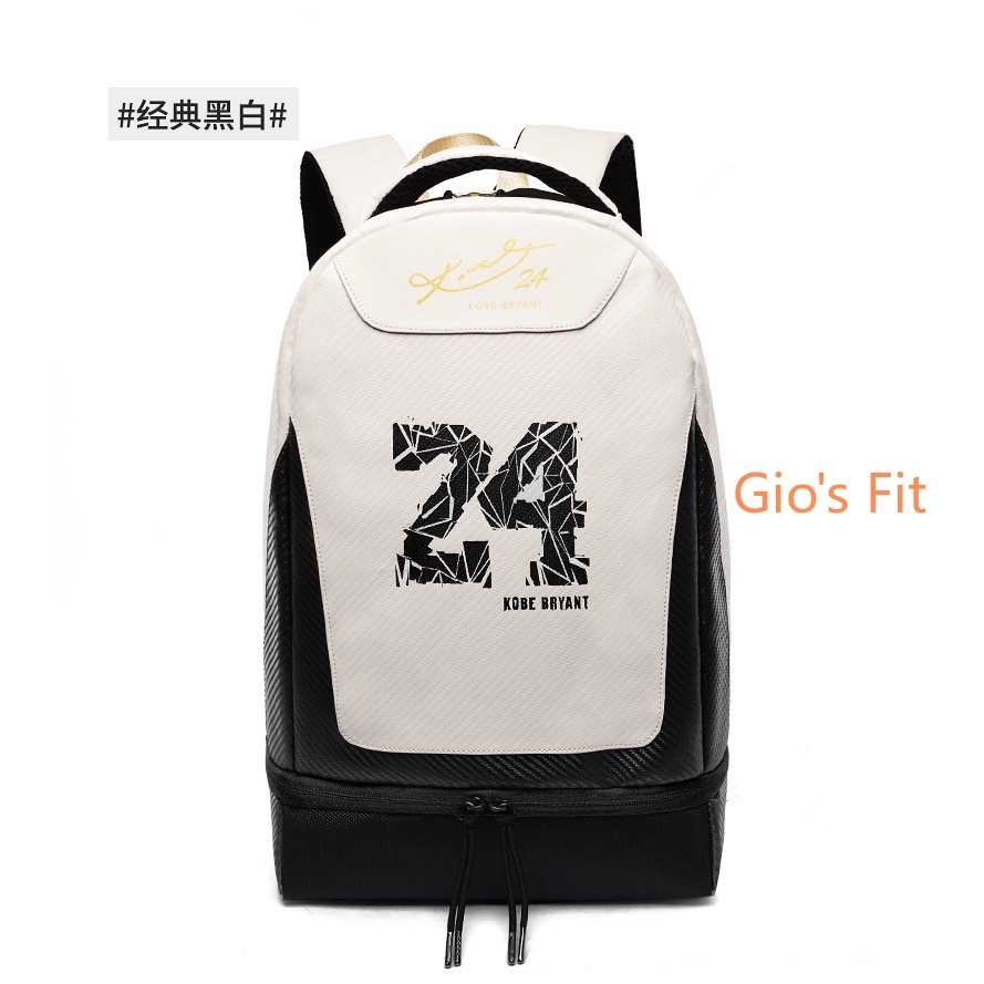 Kobe Backpack NBA star Lakers 24 Kobe Bryant signs custom backpack shoulder bag Shopee Malaysia