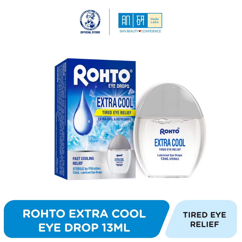Rohto Extra Cool Eye Drops 13ml [Refreshing/ Immediate Cooling Relief/ Retain Moisture/ Eye mo