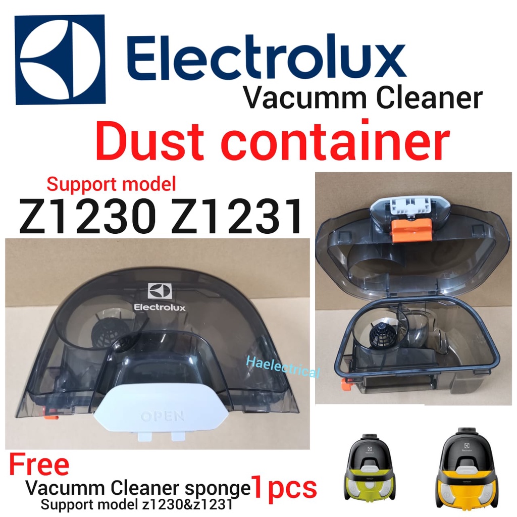 Electrolux Z1230 Vacuum Dust Container Z1230 Z1231 (FREE 1PCS FILTER SPONGE) Shopee Malaysia