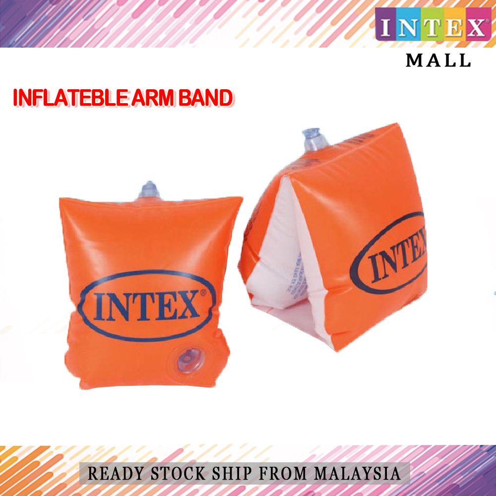 Intex Deluxe Arm Swim Bands Children 3 To 6 Years One Pair Floaters