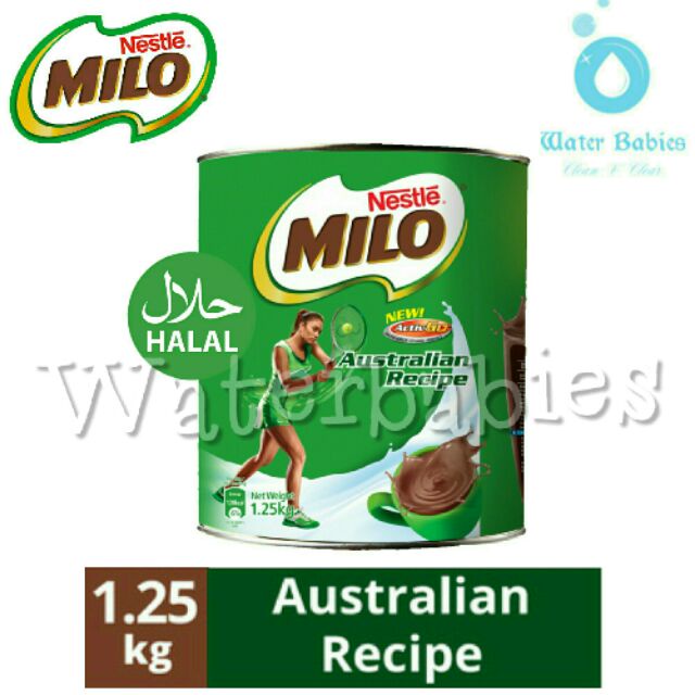 Milo Instant Chocolate Malt Drink Powder Australian Recipe 1.25kg