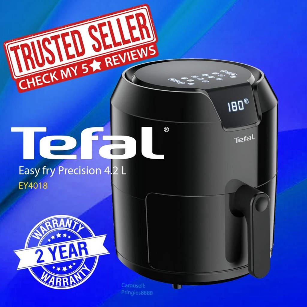 TEFAL AIR FRYER ( EY4018 )100 ORIGINAL BRAND NEW SET, DIGITAL CONTROL