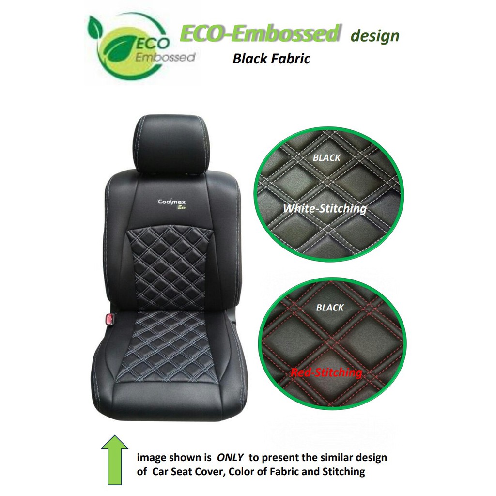 Coolmax Eco Perodua Alza Auto 08 13 Car Seat Cover Sarung Kusyen Kereta Shopee Malaysia