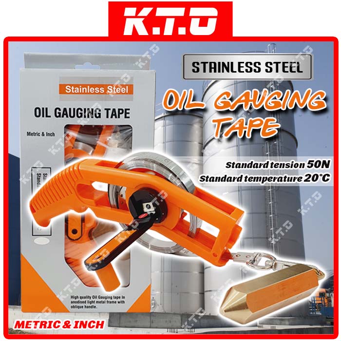 Stainless Steel Oil Gauging Tape Sounding Tape Measuring Tape Marine
