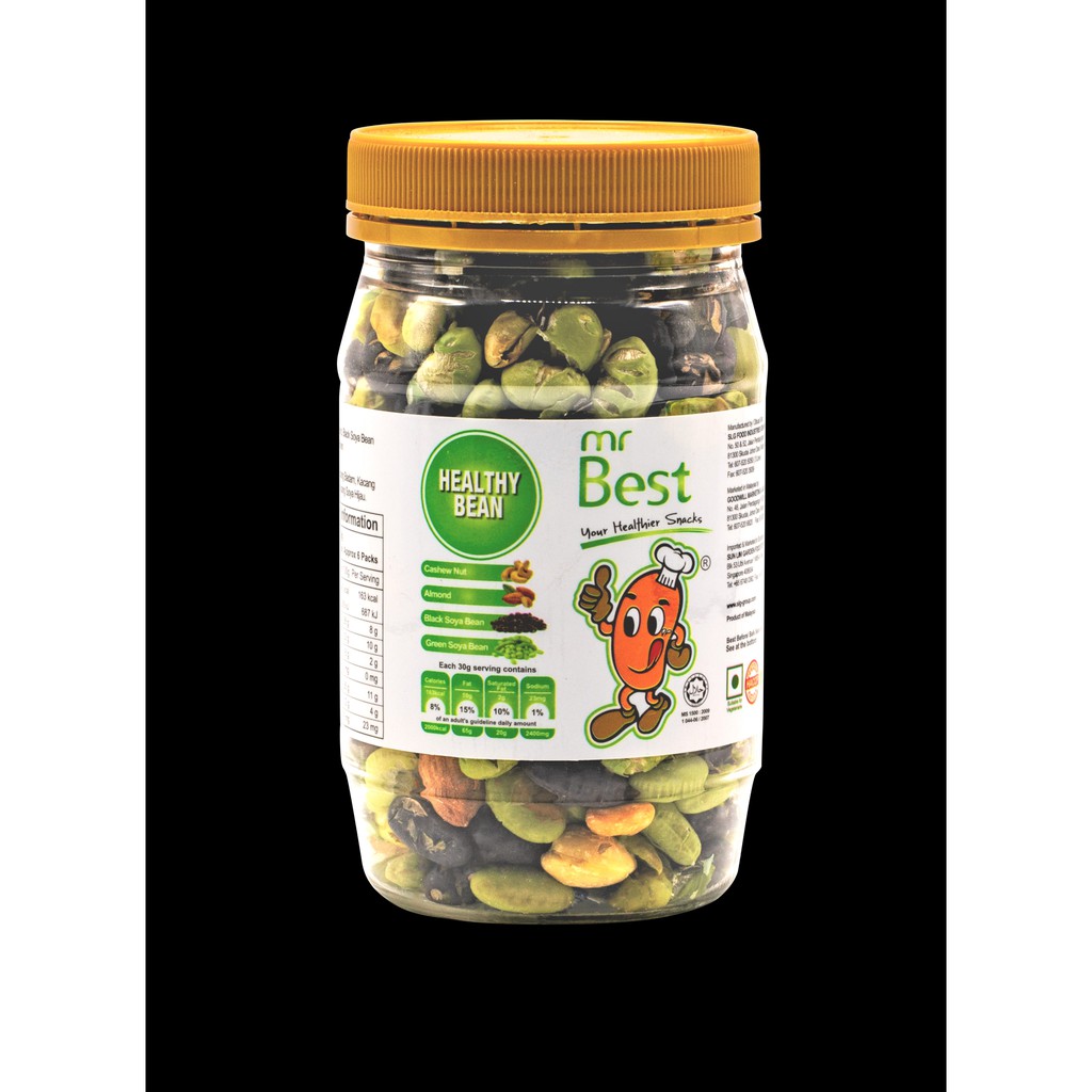 Mr Best Black Soy Nut Mix 170g Shopee Malaysia