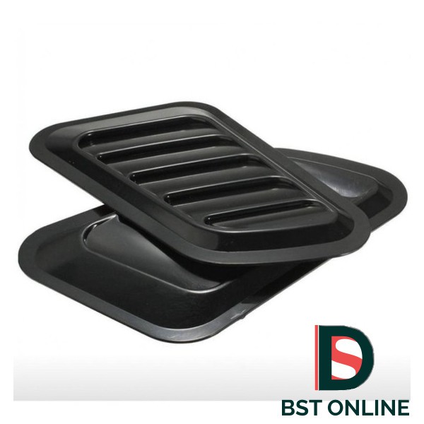 BST 2PCS Car Air Flow Hood Scoop Vent Roof Cover Axia Myvi