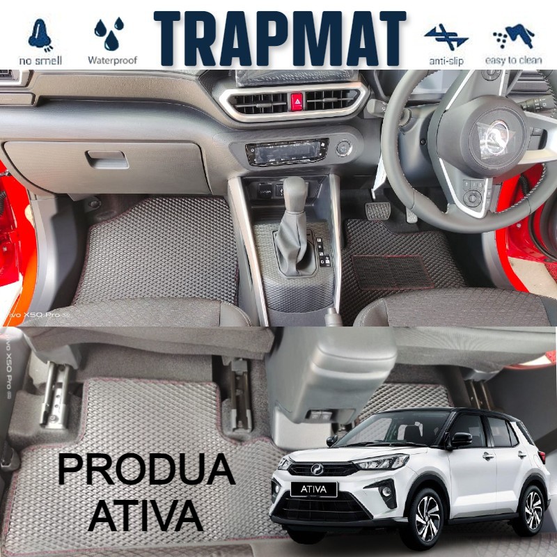 FOR - Perodua ATIVA Monocross Car Mat Customize Car Floor Mat 100% ...