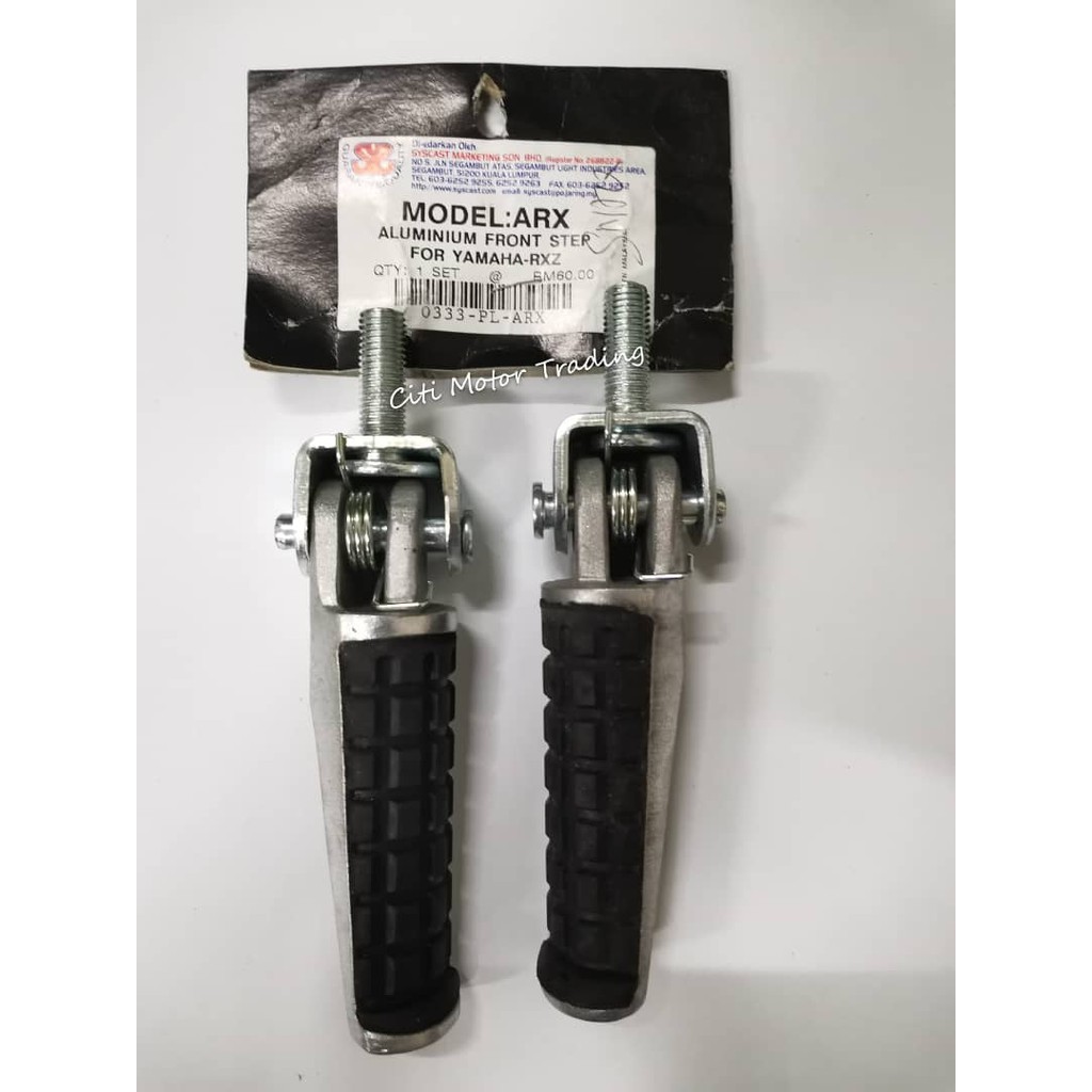 Yamaha RXZ Front Footrest Step ( Aluminium ) | Shopee Malaysia