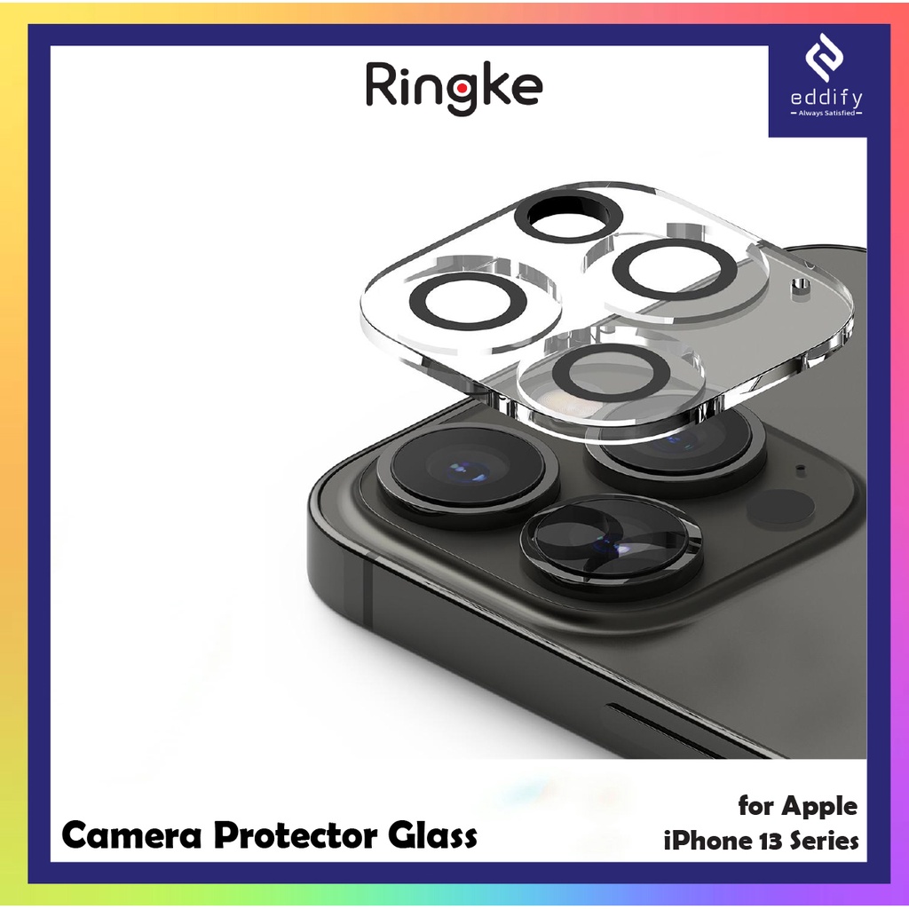 Ringke Camera Glass Protettivo Per Fotocamera IPhone – 2 Pezzi, Vetro Temperato 9H, Copertura Totale