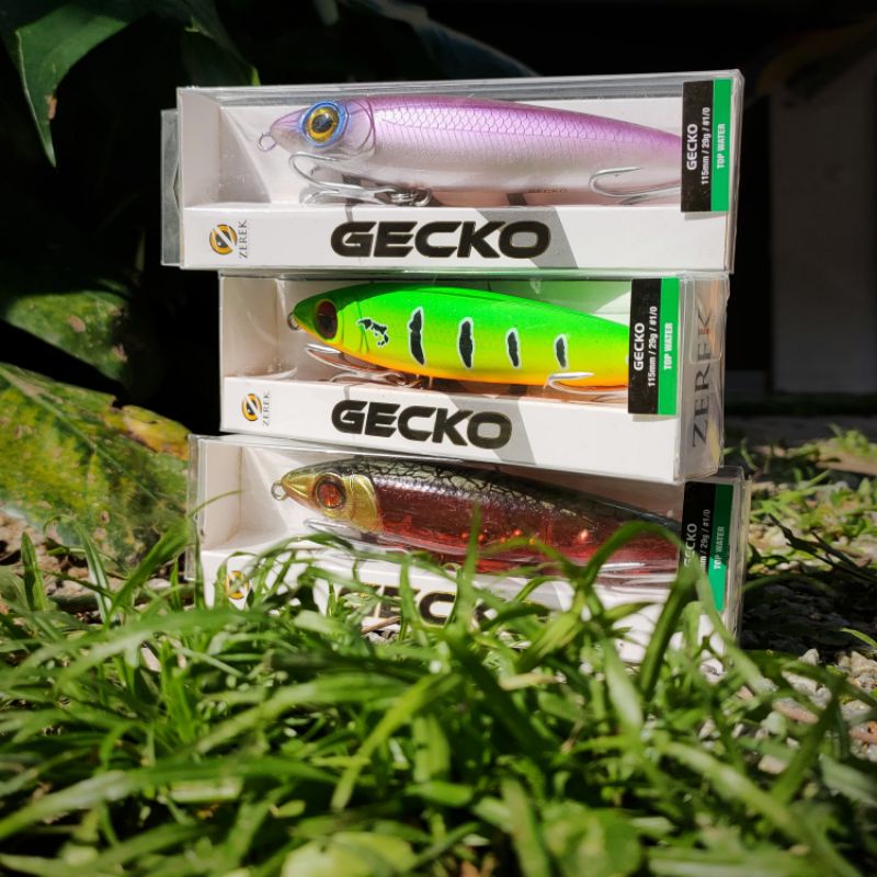 ZEREK GECKO ORIGIN SERIES TOP WATER FISHING LURE (115mm) | Shopee Malaysia
