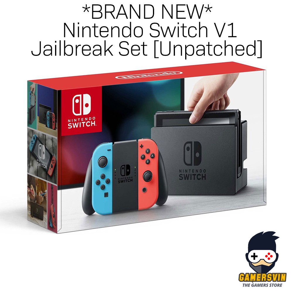 *READY STOCK* Nintendo Switch V1 Jailbreak Unpatched Set Fullset [BRAND