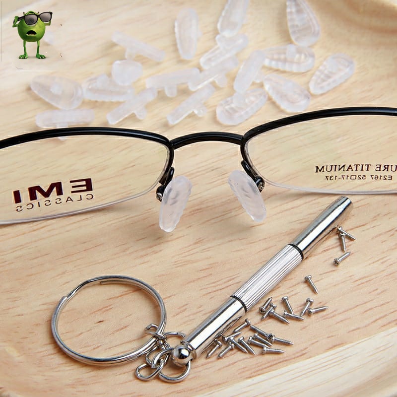 Airbag Anti Slip Silicone Replacement Nose Pad Nosepad Eye Glasses