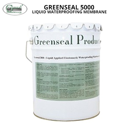 GREENSEAL 5000 (20Litre) Solvent-Based Liquid Waterproofing Membrane ...