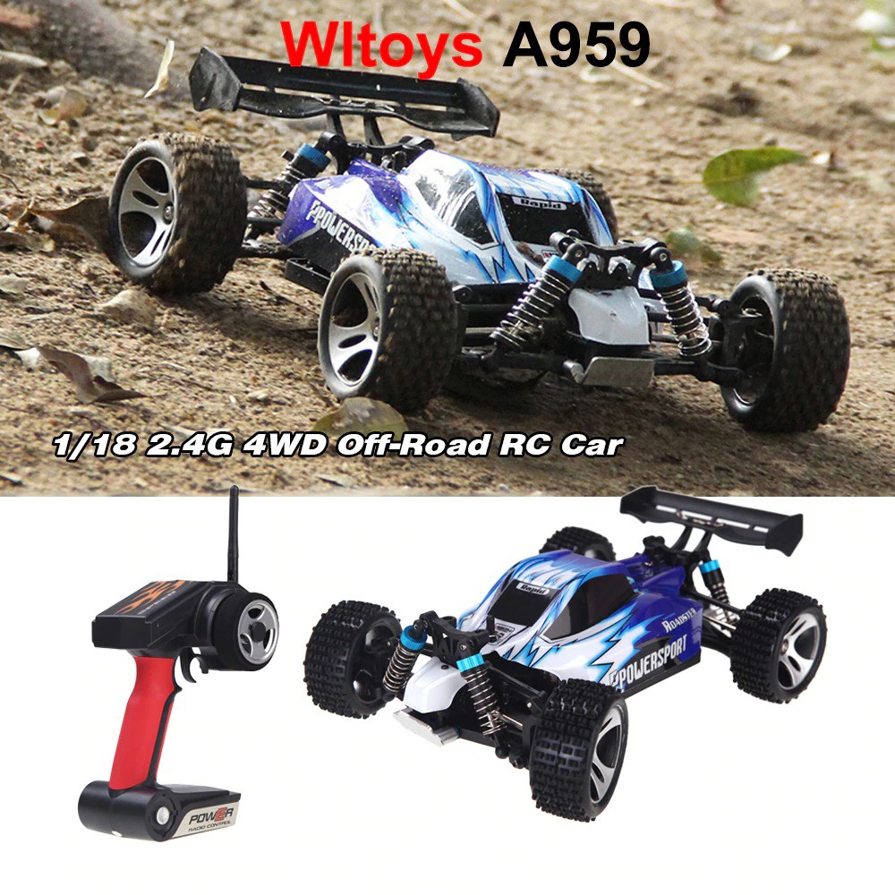 WLtoys A959 1/18 2.4Gh 4WD Off Road Buggy 50km/h | Shopee Malaysia