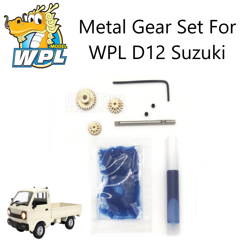 RC Transmission Gear Set - 6pcs Metal Upgrade Kit For WPL Double Speed RC Car - View #4