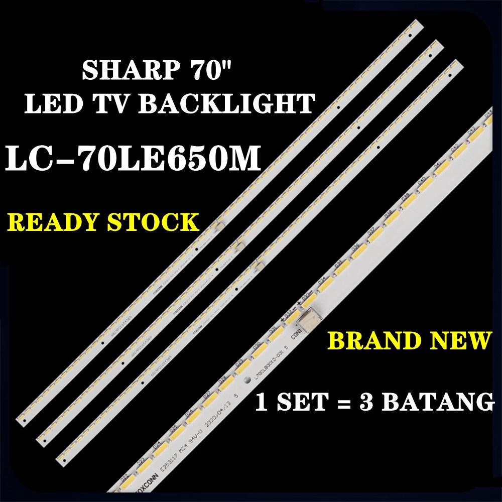LC70LE650M SHARP 70" LED TV BACKLIGHT LC70LE650 70LE650M Shopee