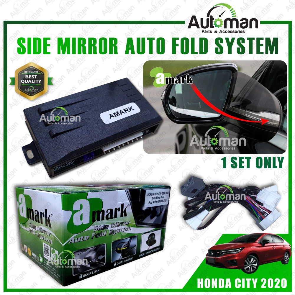 A-MARK Honda City 2020 - 2022 Side Mirror Fold Auto Folding Controller ...