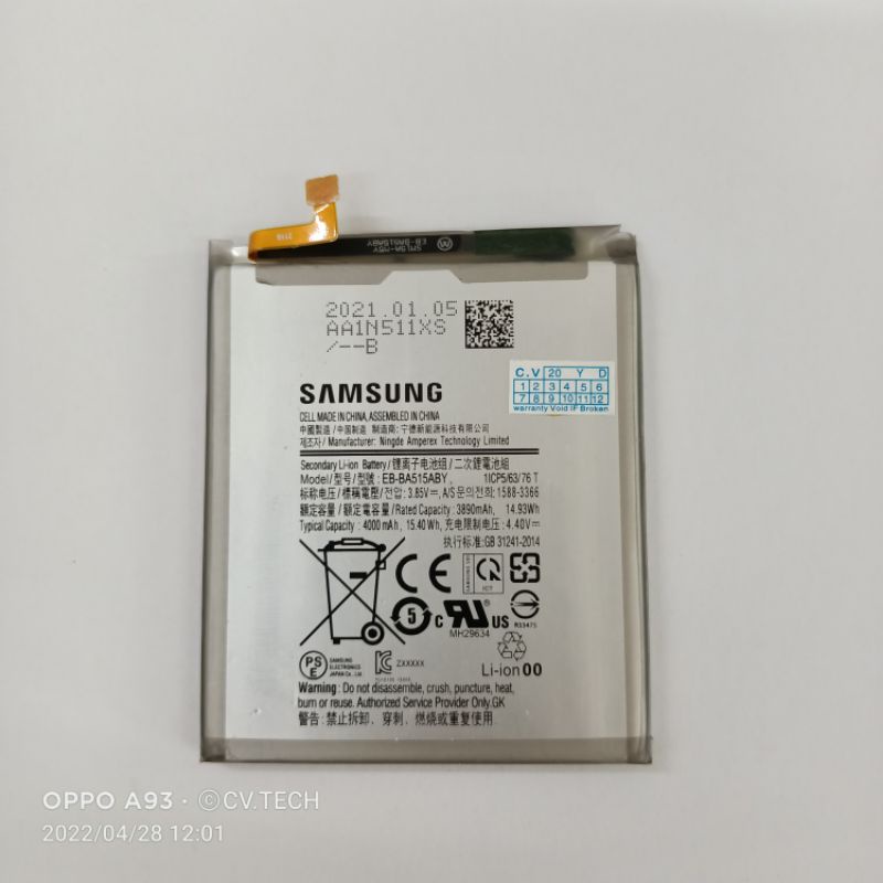 ORIGINAL 4000mAh Battery FOR SAMSUNG A51 A515 EBBA515AB Replacement