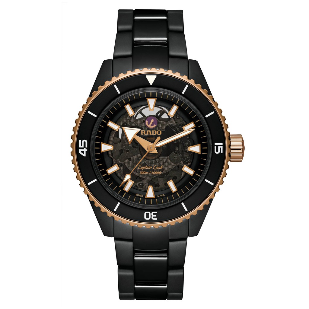 Rado Captain Cook Automatic High Tech Ceramic Men s Watch 43mm R32127162 Shopee Malaysia